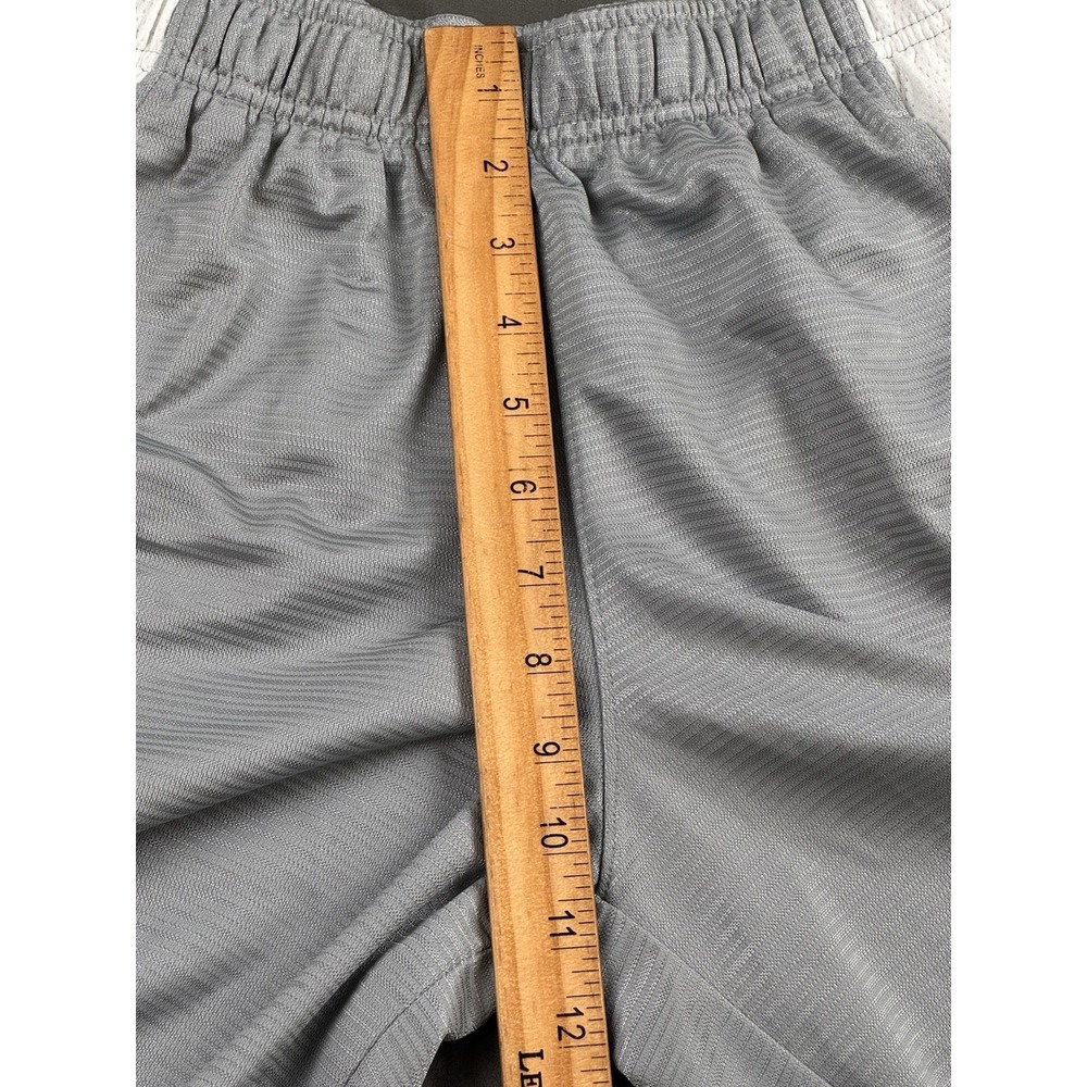 Nike Dri-Fit Shorts Boys Small Gray/White/Blue Performance Basketball Youth - Picture 12 of 13